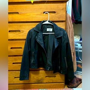 Faux leather jacket. Great condition.